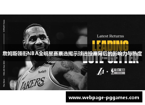 詹姆斯领衔NBA全明星赛票选揭示球迷投票背后的影响力与热度
